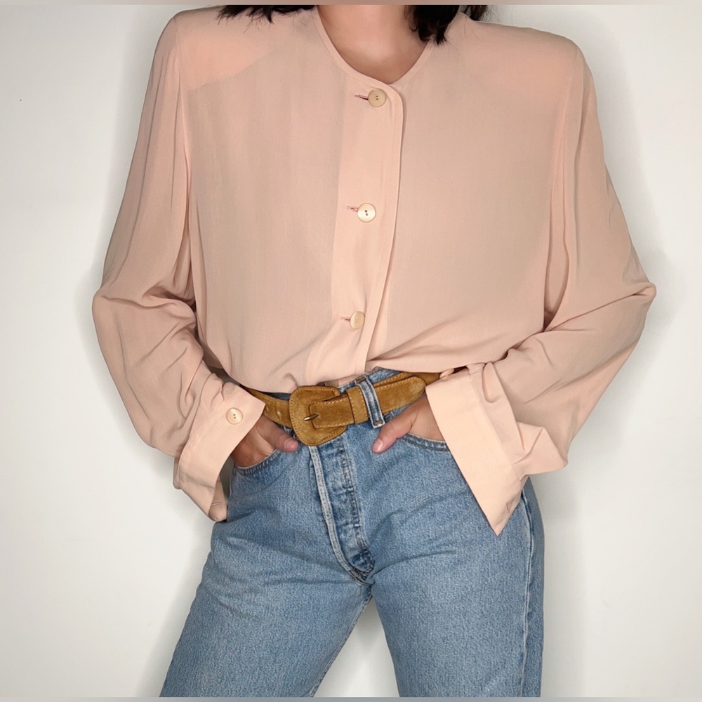 Vintage Giorgio Armani silk blouse 12